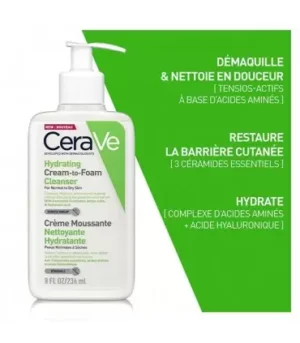 CERAVE CREME MOUSSANTE NETTOYANTE 236ML