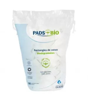GILBERT PADS BIO COTTON RECTANGLE 180 U