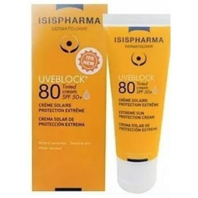 ISIS UVEBLOCK SPF80 CREME TEINTE 40ML