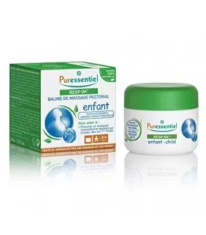 PURESSENTIEL RESP BAUME DE MASSAGE PECTORAL ENF 4HE POT 60ML