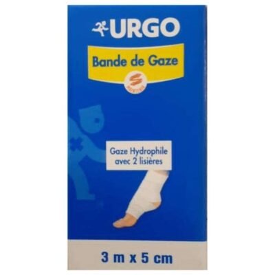 URGO BANDE DE GAZE 3*5 BLEU