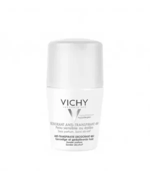 VICHY DEODORANT ANTI-TRANSPIRANT BILLE 48H² PEAUX SENSIBLES OU EPILEES 50ML