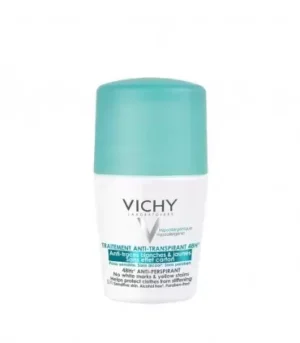 VICHY DEODORANT ANTI-TRANSPIRANT 48H² ANTI-TRACES BLANCHES & JAUNES 50ML