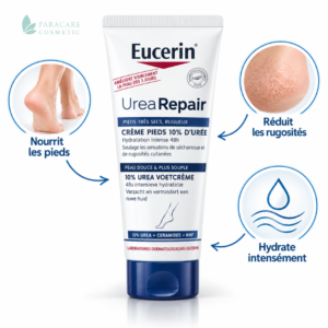 EUCERIN CREME PIEDS REPARATRICE 10% UREE PEAU SECHE 100ML