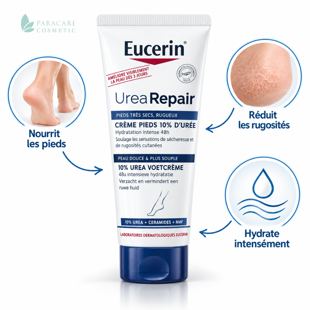 EUCERIN CREME PIEDS REPARATRICE 10% UREE PEAU SECHE 100ML