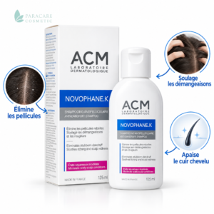 ACM NOVOPHANE K SHAMPOOING ANTI-PELLICULAIRE 125ML