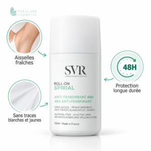 SVR SPIRIAL ROLL-ON DEODORANT ANTI-TRANSPIRANT 50ML